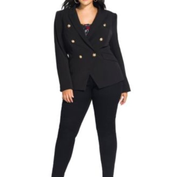 City Chic Jackets & Blazers - NWT  City Chic Rock Royalty Jacket - Size 14